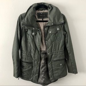 Women’s Olive Green BCBG Maxazria Coat